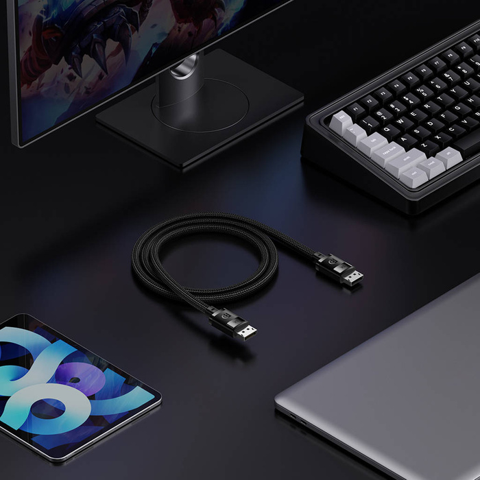 Cable DisplayPort 8K 60Hz 2m Serie Baseus de alta definición - negro