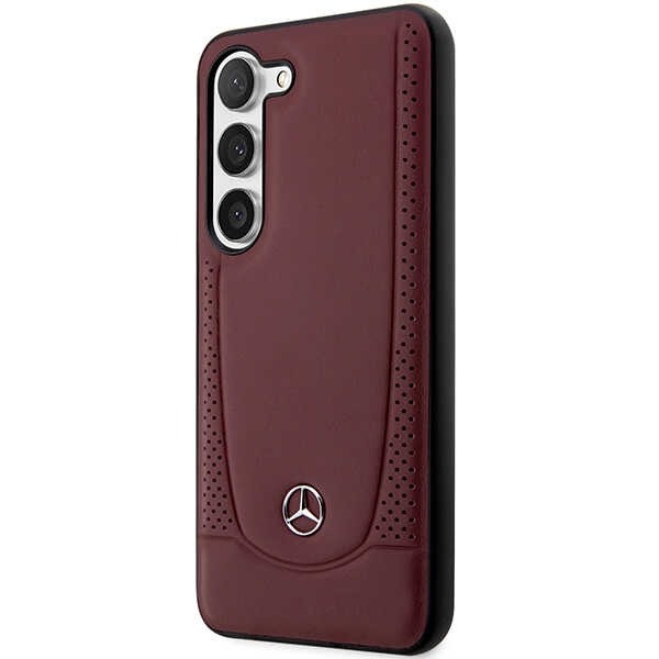 Obal Mercedes MEHCS23MARMRE S23 Plus S916 červená/červená tvrdácase Kůže Urban Bengale Case