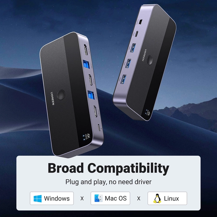 Switch KVM 2in1 switch HDMI Ugreen CM664 - nero