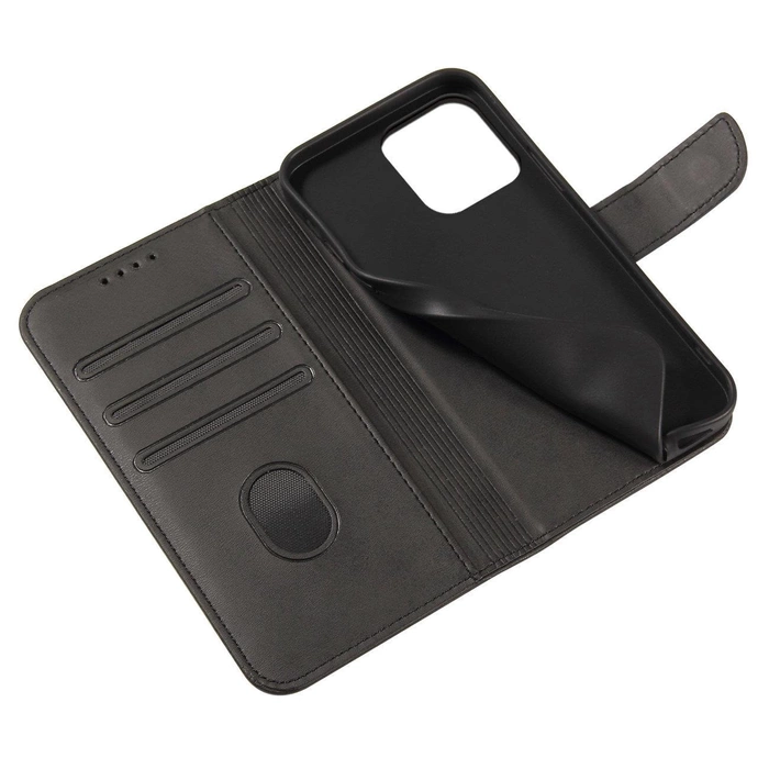 Coque Magnetique pour Xiaomi 14 Pro avec rabat et portefeuille - noir