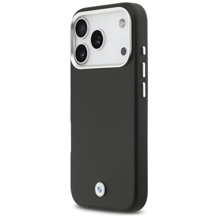 Etui BMW Sign Full Wrapped Metal MagSafe do iPhone 17 Pro czarny