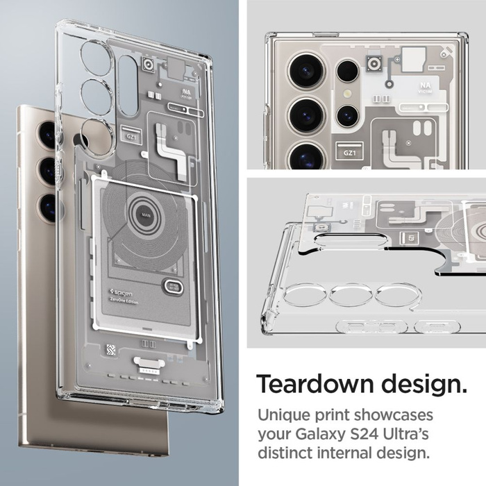 Spigen Ultra Hybrid GALAXY S24 ULTRA ZERO ONE NATURAL TITANIUM