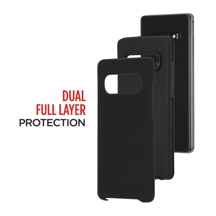  Samsung Galaxy S10+ Plus Case-Mate Tough Grip Negro Funda transparente 