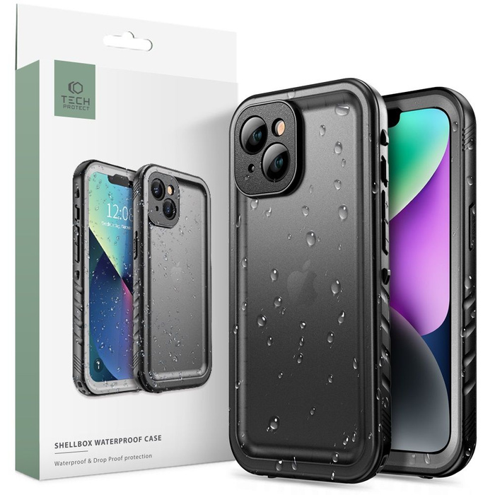 TECH-PROTECT SHELLBOX IP68 IPhone 14 SCHWARZ