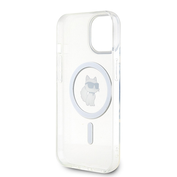 Etui Karl Lagerfeld KLHMP15SHFCCNOT iPhone 15 6.1" transparent hardcase IML Choupette MagSafe Case