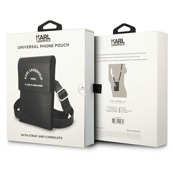 Karl Lagerfeld Handtasche KLWBSARSGK schwarz/schwarz Embossed RSG