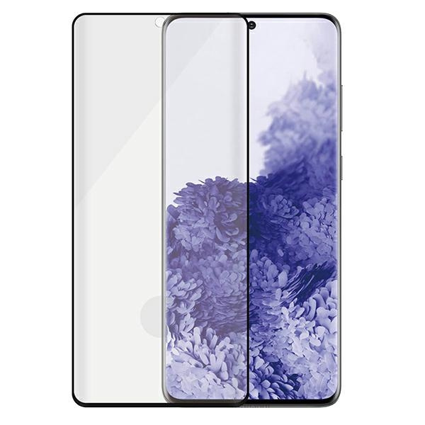 PanzerGlass E2E Microfracture Sam S21 Ultra G998 Case Friendly Finger Print AntiBacterial schwarz/schwarz