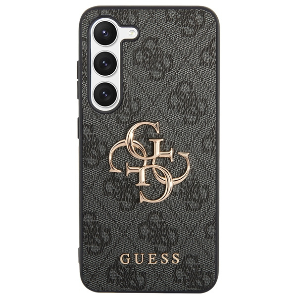 Funda Guess GUHCS23S4GMGGR S23 S911 gris/gris durocase 4G Big Metal Logo Case