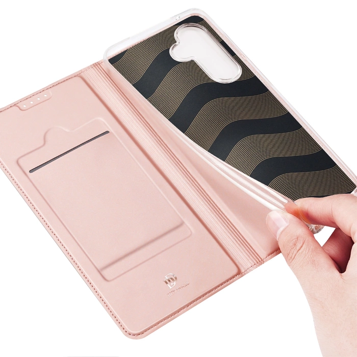 Dux Ducis Skin Pro flip case for Samsung A35 5G - pink