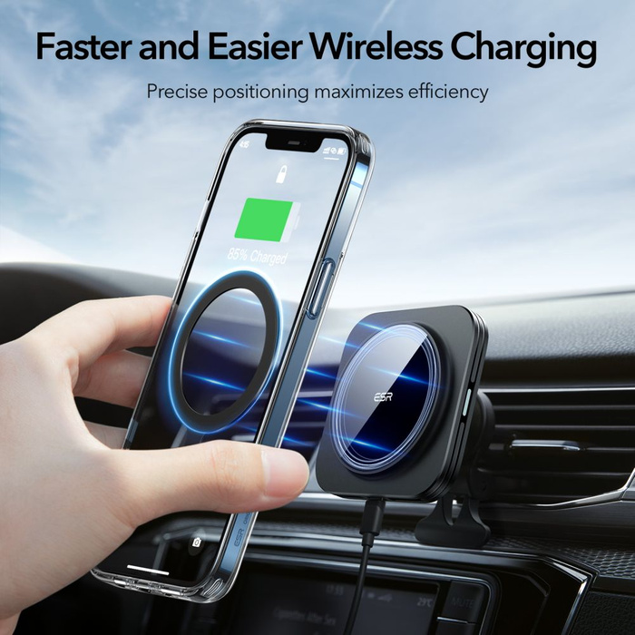 Esr Halolock hoja MagSafe Universal Magnetic Ring 2-pack Negro 