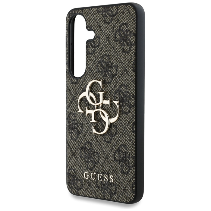 Etui Guess Big 4G Logo Classic Logo do    Samsung Galaxy S25 brązowy