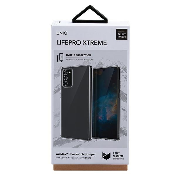 Telefontok UNIQ Samsung Galaxy Note 20 LifePro Xtreme Xtreme átlátszó tok