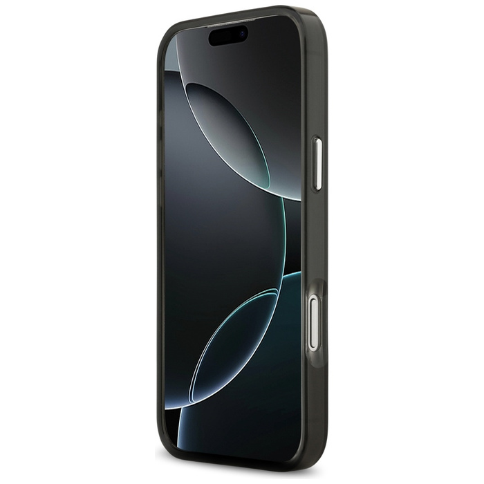 Etui Karl Lagerfeld IML Aquarelle Karl   & Choupette & Logo MagSafe do iPhone 17 Pro Max czarny