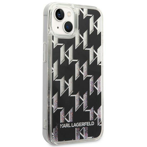 Karl Lagerfeld KLHCP14MLMNMK iPhone 14 Plus 6.7" hardcase black/black Liquid Glitter Monogram