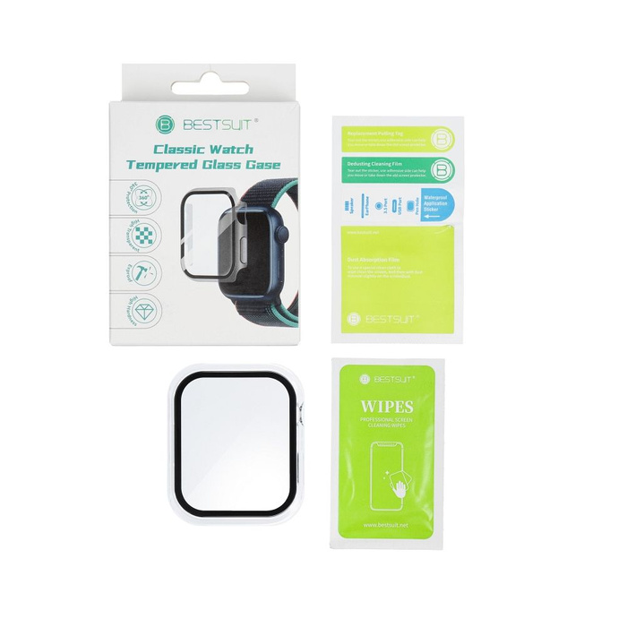 Futerał ochronny ze szkłem Bestsuit Flexible do Apple Watch Ultra/Ultra 2/Ultra 3 49mm - transparentny