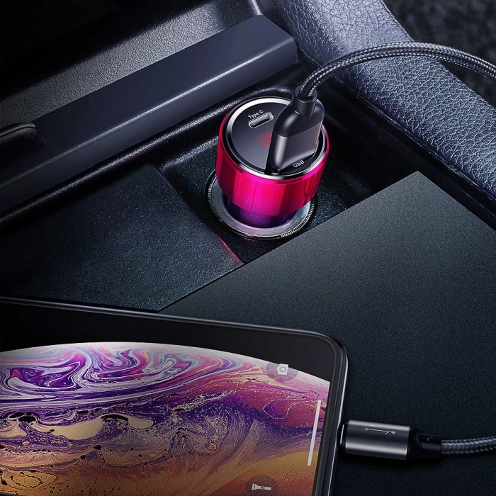 Baseus Magic Series PPS CCMLC20C-01 Autoladegerät 45 W USB-C PD / USB-A QC – Schwarz