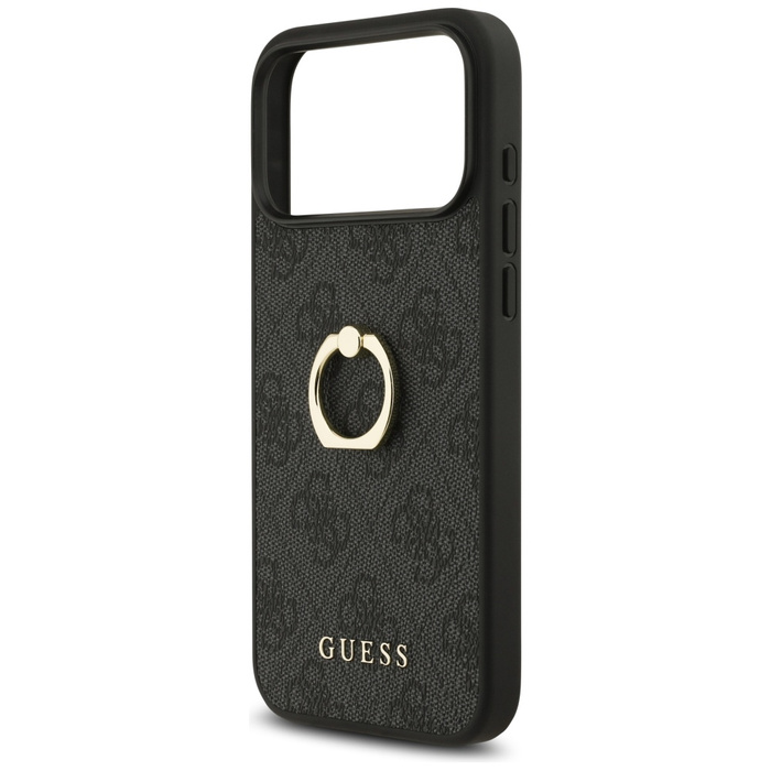Etui Guess 4G Ring Stand do iPhone 17    Pro Max czarny