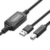 Câble actif USB 2.0 A-B UGREEN US122 pour imprimante, 15m (noir)