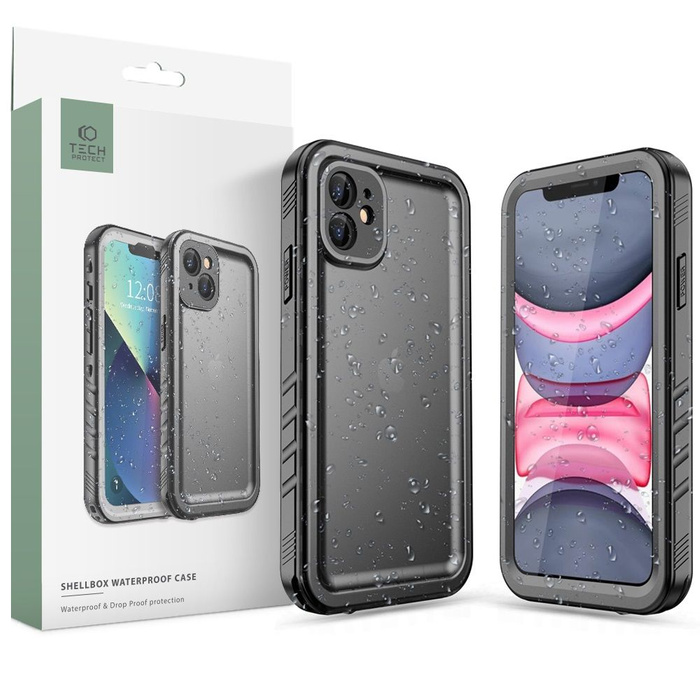 TECH-PROTECT SHELLBOX IP68 IPhone 11 SCHWARZ