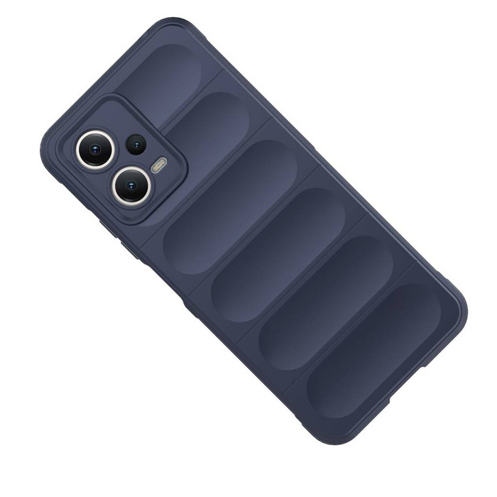Custodia Magic Shield per Xiaomi Redmi Note 12 5G / Poco X5 5G Custodia flessibile per armatura blu