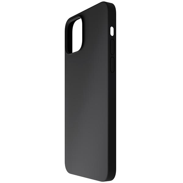 3mk Silicona Case iPhone 11 6,1" negro/negro