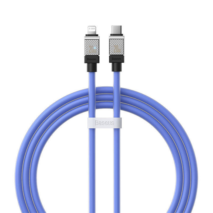 Fast Charging cable Baseus USB-C to Coolplay Series 1m, 20W (purple)