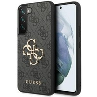 Funda Guess GUHCS23S4GMGGR S23 S911 gris/gris durocase 4G Big Metal Logo Case