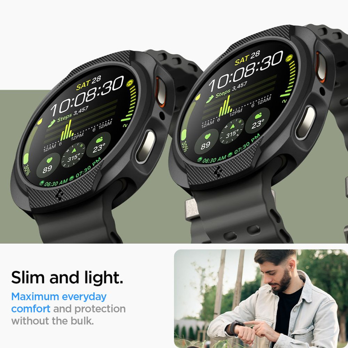 SPIGEN CASE SAMSUNG GALAXY WATCH 8 44 MM LIQUID AIR MATTE BLACK