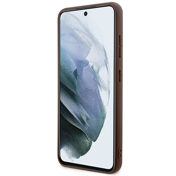 Obal Guess GUHCS23MG4GLBR S23 Plus S916 brown/brown hardcase 4G Stripe Collection