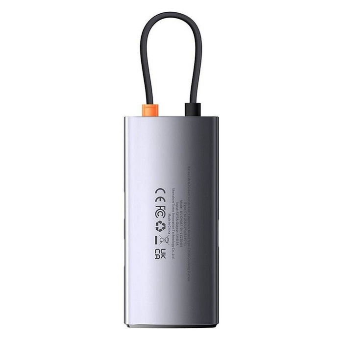 Baseus Metal Gleam Series HUB 4 en 1 USB Type C - 3 x USB 3.2 Gen. 1 / RJ45 (WKWG070113)
