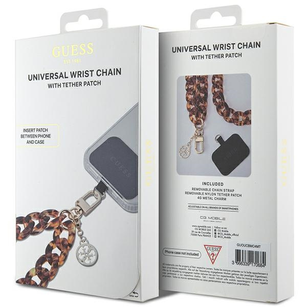 Guess GUOUCBMC4MT Universal große Handschlaufe Acetat Acryl 4G Charme