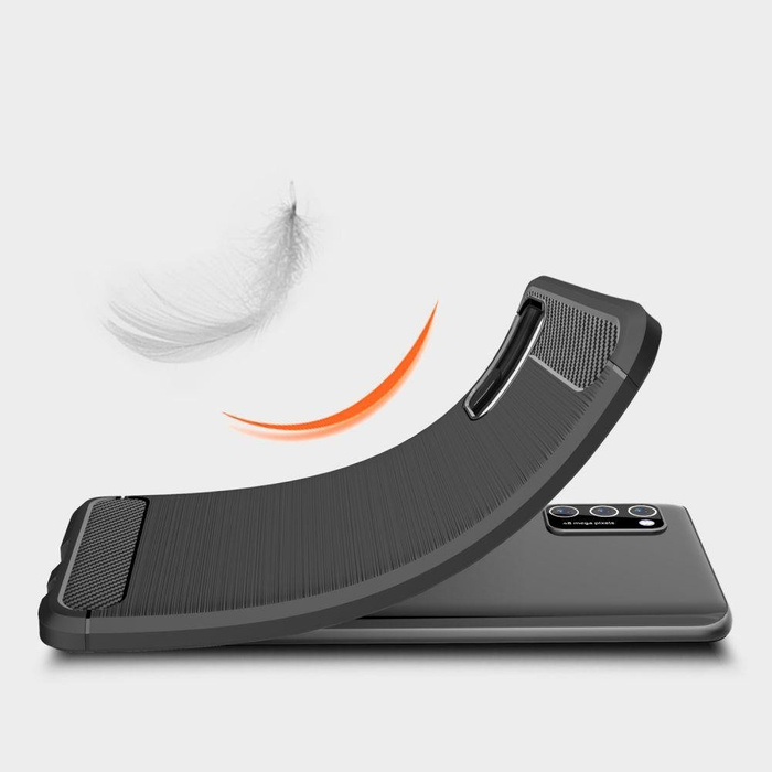 Cover TECH-PROTECT Tpucarbon Galaxy A41 Custodia nera