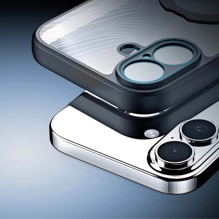 Dux Ducis Aimo Mag Case mit Magnetring und Ständer für iPhone 17 – Schwarz