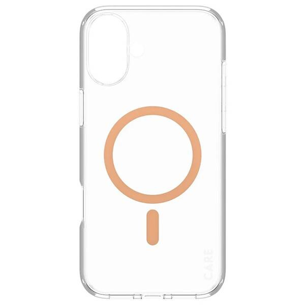 Etui CARE by PanzerGlass Flagship Case iPhone 16 Plus 6,7" brzoskwiniowy/peachy MagSafe 1375