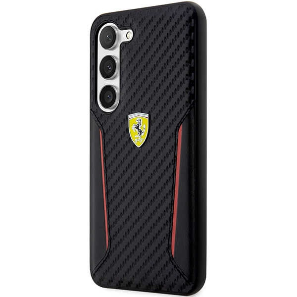 Obal Ferrari FEHCS23MNPYK S23 Plus S916 black/black hardcase Carbon Contrast Edges