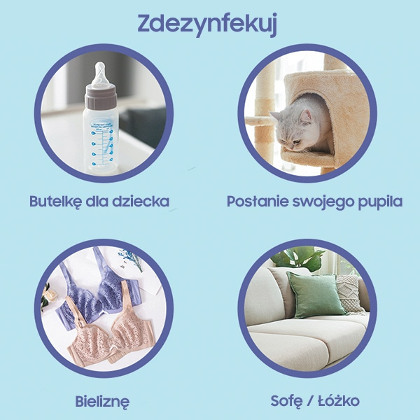 USAMS Mini UV-C kézi fertőtlenítő lámpa USAMS Mini UV-C kézi fehér