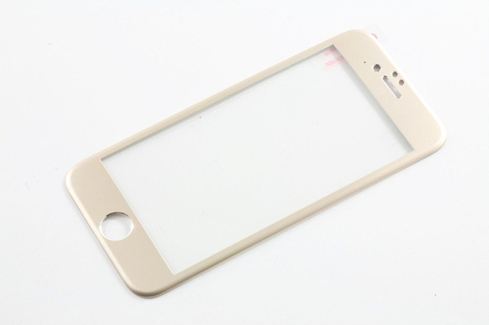 Verre complet en verre trempé Apple iPhone 6 Gold Front + Back
