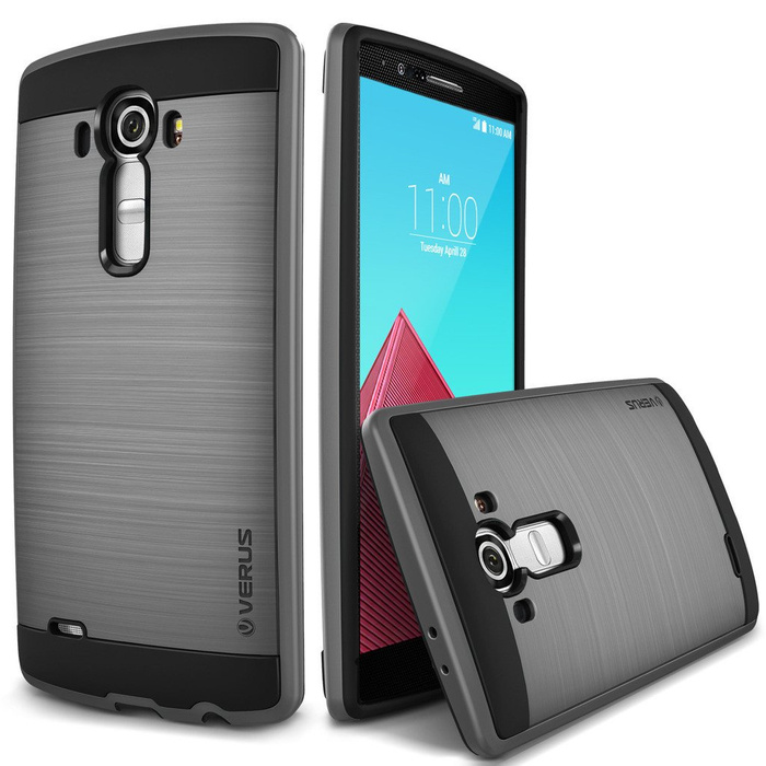 LG G4 VERUS Verge Steel Silver As Spigen SGP Case