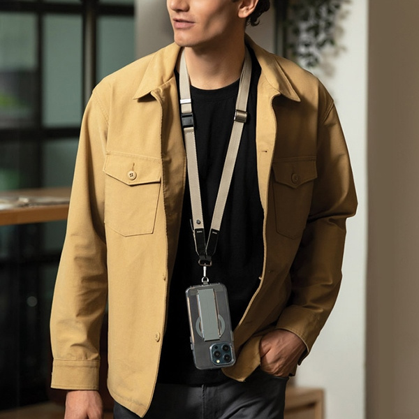 UNIQ Vista uniwersalna smycz do telefonu2w1 granatowy/deep navy