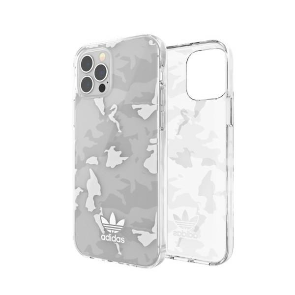 Adidas OR SnapCase Camo iPhone 12/12 Pro transparent/weiß 43705