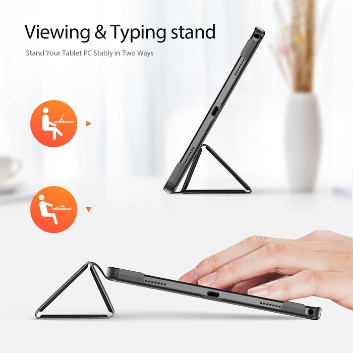 Dux Ducis Domo flipové a chytré pouzdro na spaní pro Lenovo Tab M11 - černé