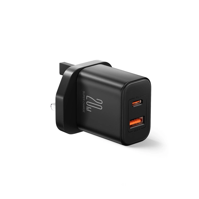 Chargeur USB-A USB-C Joyrooom FlashSeries JR-TCF05 20 W - Noir