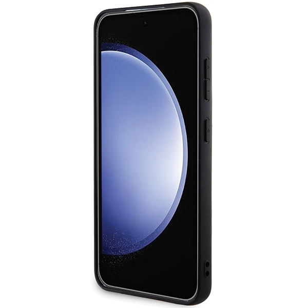 Etui Guess GUHMS24SG4GFRK Samsung Galaxy S24 S921 czarny/black hardcase 4G Collection Leather Metal Logo MagSafe Case