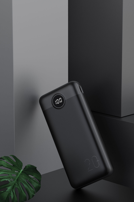 Powerbank Veger L20S (VP2039PD / W2039PD) PD QC3.0 2A 20000 mAh czarny