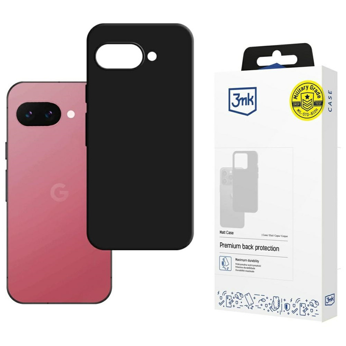 Etui 3MK Matt Case do Google Pixel 9A    czarny