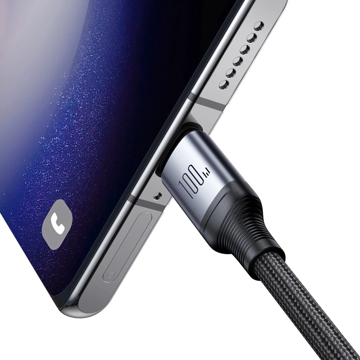 2-in-1-Kabel Joyroom Speedy-Serie SA21-1T2 USB-C - USB-C / USB-C 1,5 m schwarz