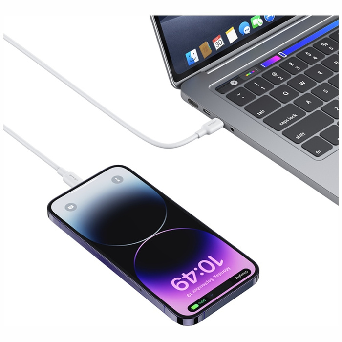 Kabel USAMS US-SJ610 U84 PD 20W USB-C do Lightning 1m biały