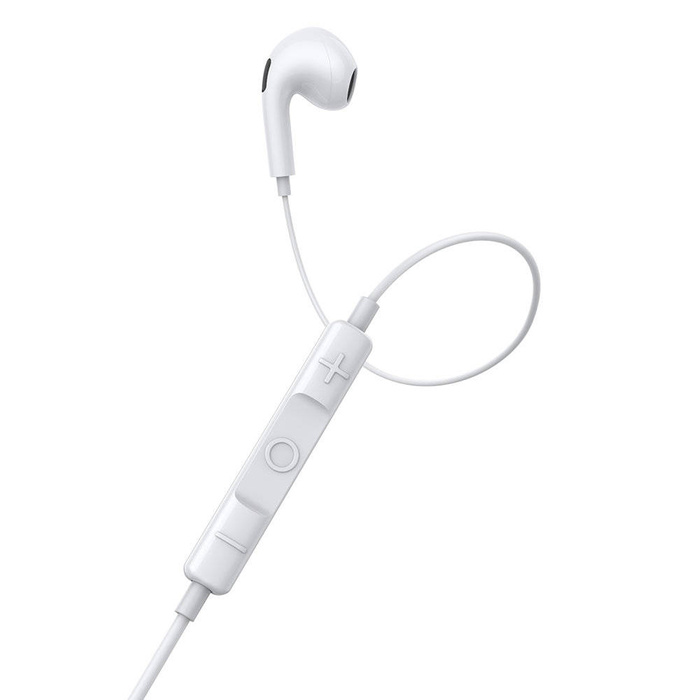 Baseus Encok C17 Type-C in-ear wired earphone with microphone white (NGCR010002)