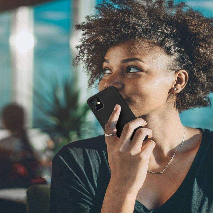  TECH-PROTECT Funda negra para el Galaxy A72 Icon