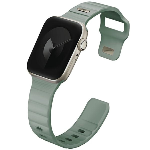 Pasek UNIQ pasek Stride Apple atch Series1/2/3/4/5/6/7/8/9/SE/SE2 38/40/41mm FKM Rubber Strap miętowy/iceplant green